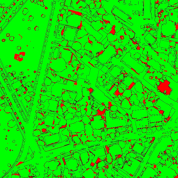 red/green image