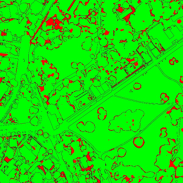 red/green image