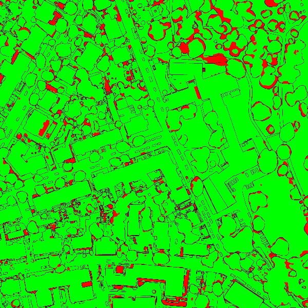 red/green image
