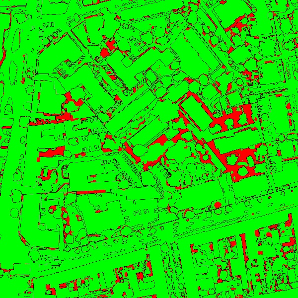 red/green image