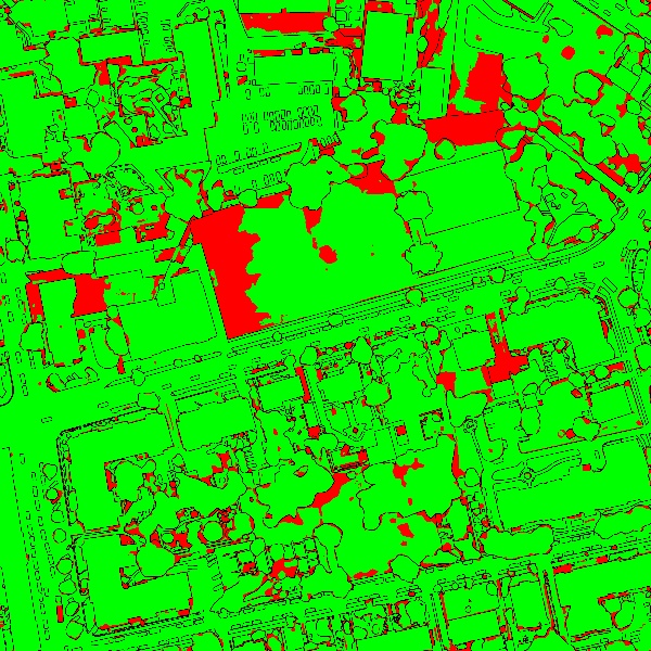 red/green image