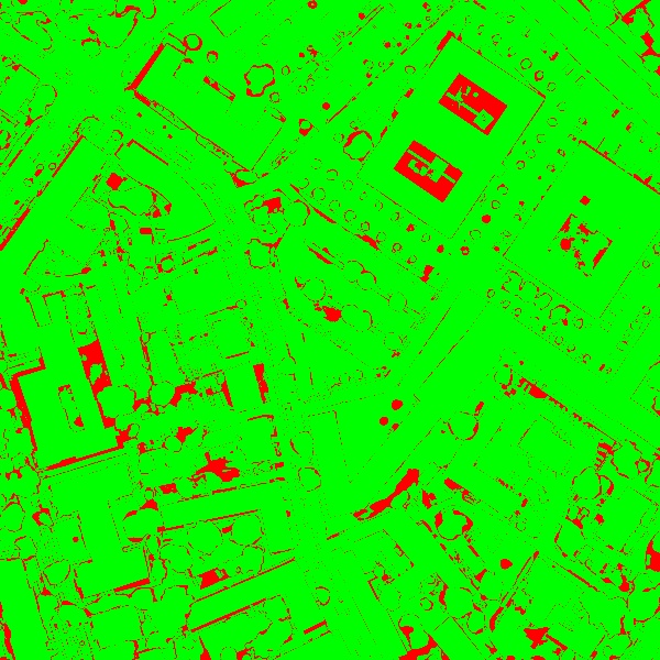 red/green image