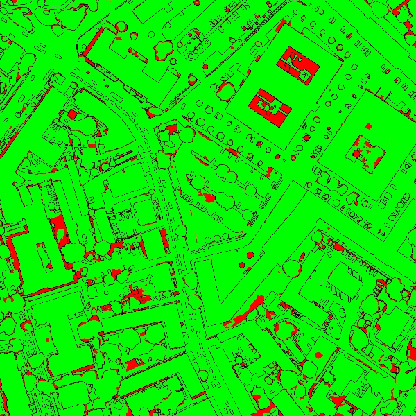 red/green image