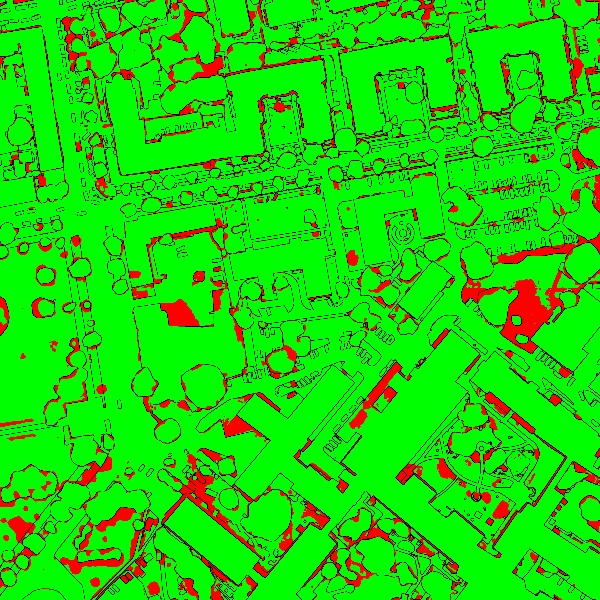 red/green image
