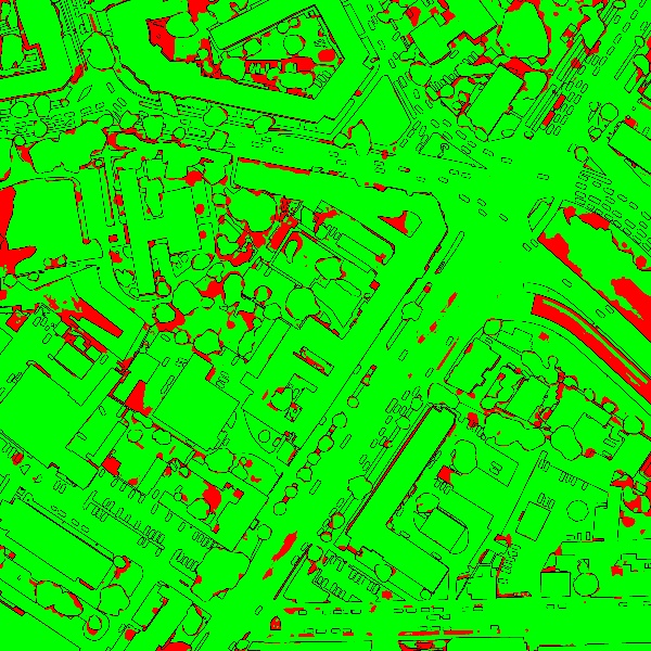 red/green image