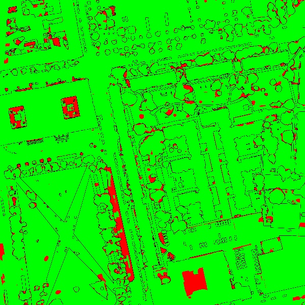 red/green image