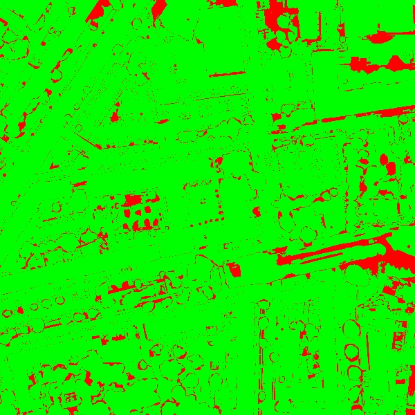 red/green image
