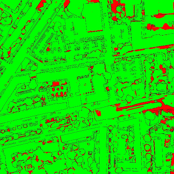 red/green image