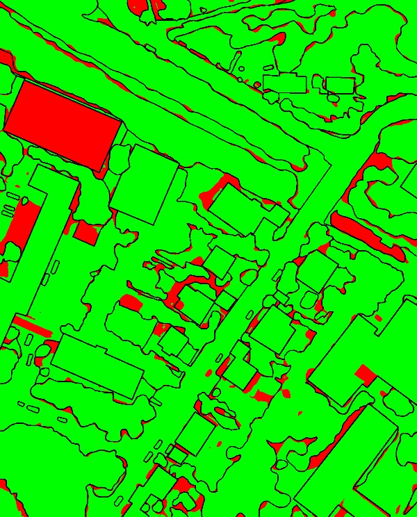 red/green image