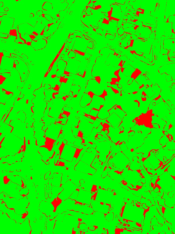 red/green image