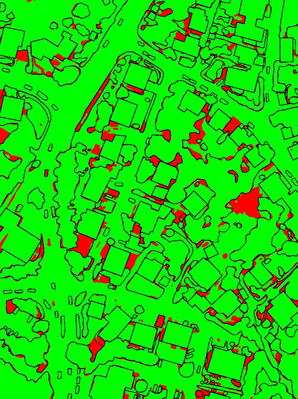 red/green image