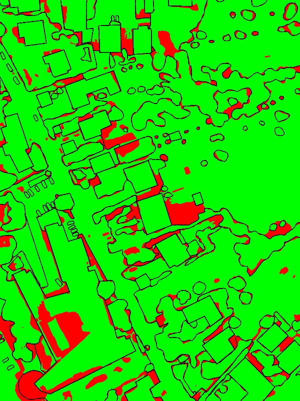 red/green image