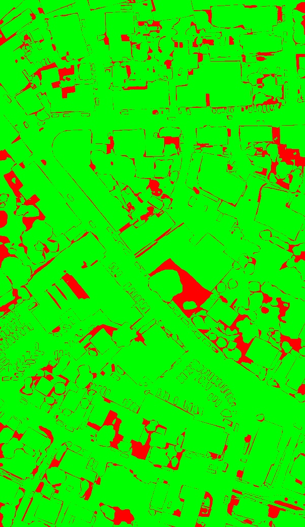 red/green image