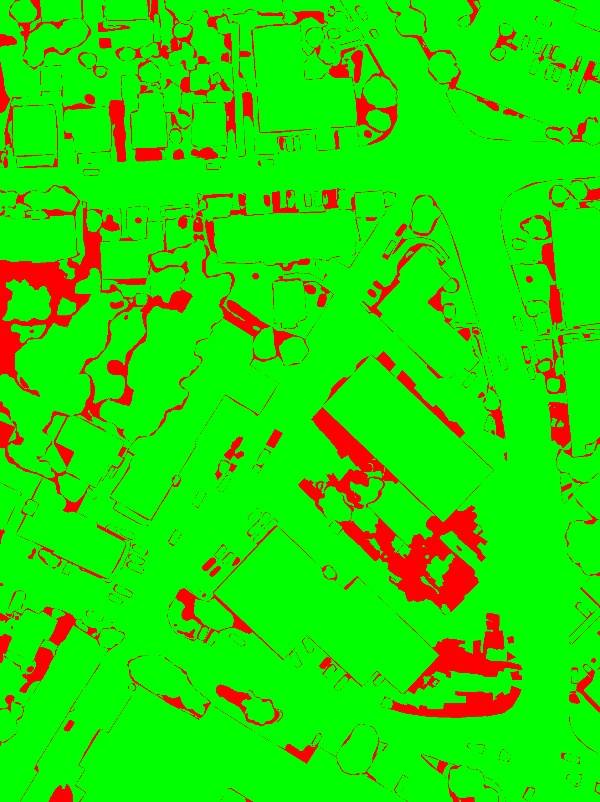 red/green image