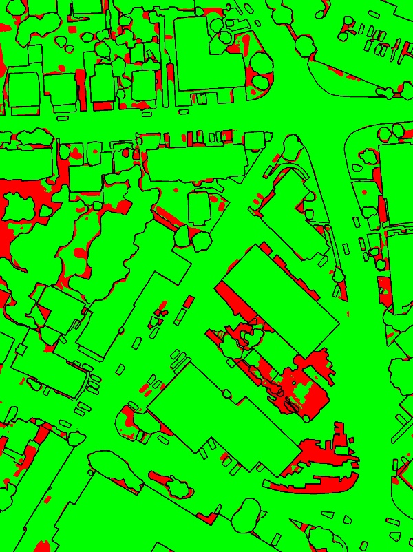 red/green image