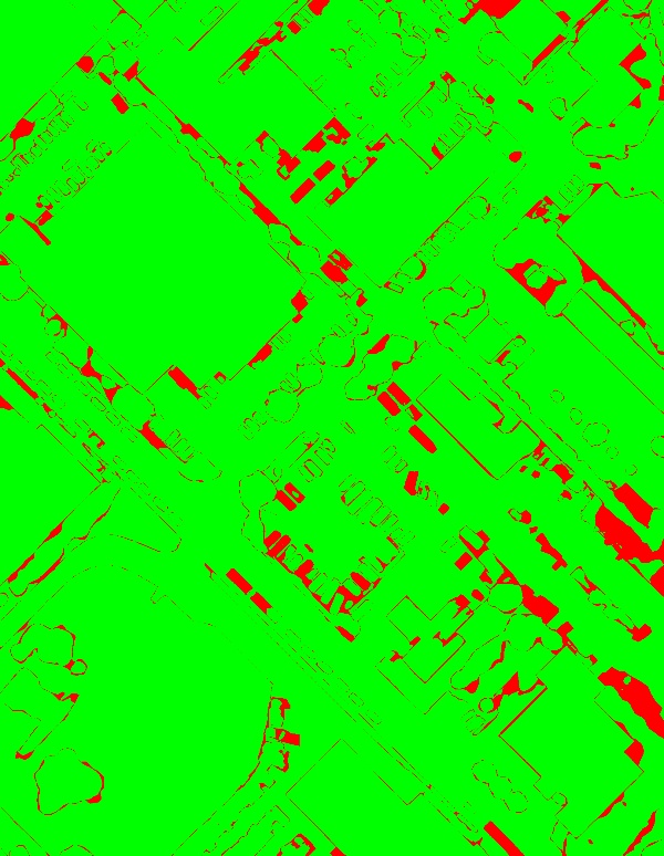 red/green image