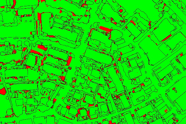 red/green image